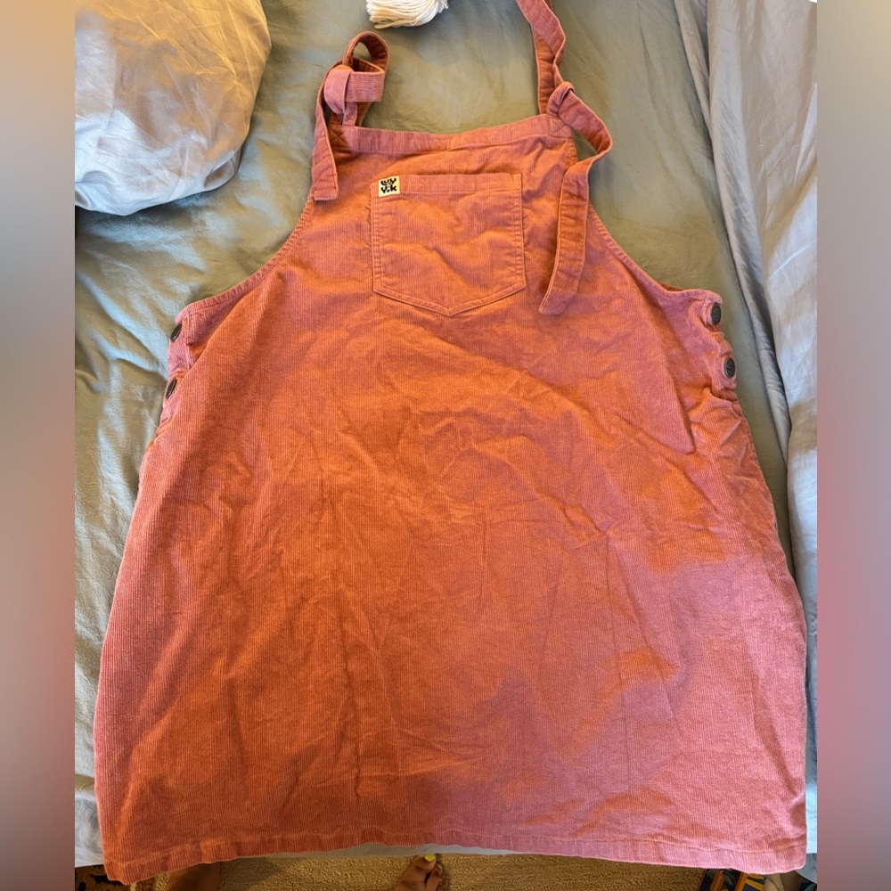 Lucy & Yak Pink Corduroy Mini Pini